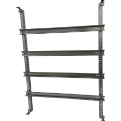 Chassis Modulaire 112 Modules Pour Coffret Polyester Abb Aria 86 - 5 Rangées De 2x 18 Modules