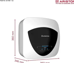 Chauffe-eau électrique Ariston Andris Elite WiFi 15 L sur évier modèle 3105090