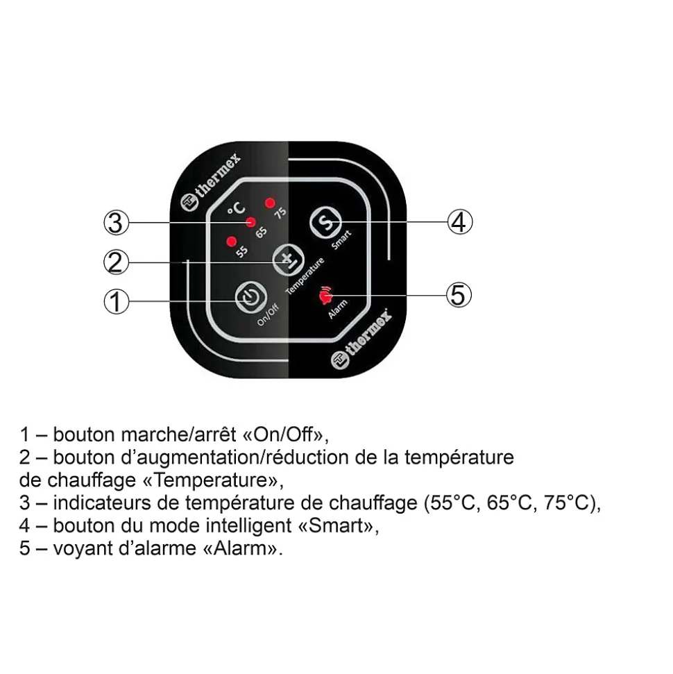 Chauffe-eau THERMEX SMART IF 80 Universel