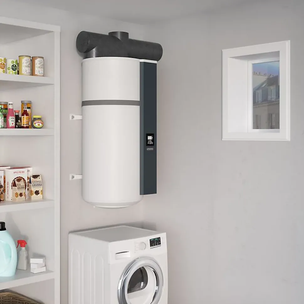 Chauffe-eau thermodynamique Calypso vertical mural 100L - ATLANTIC - 234511