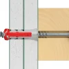 Cheville bi-matière avec vis Fischer DuoPower pour matériaux de construction 6x30 mm, 12 pièces
