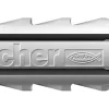 Cheville nylon pour matériaux pleins Fischer SX PLUS 10x80 mm, 6 pièces