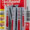 Cheville rallongée Fischer DuoXpand 10 x 80 mm, 4 pièces