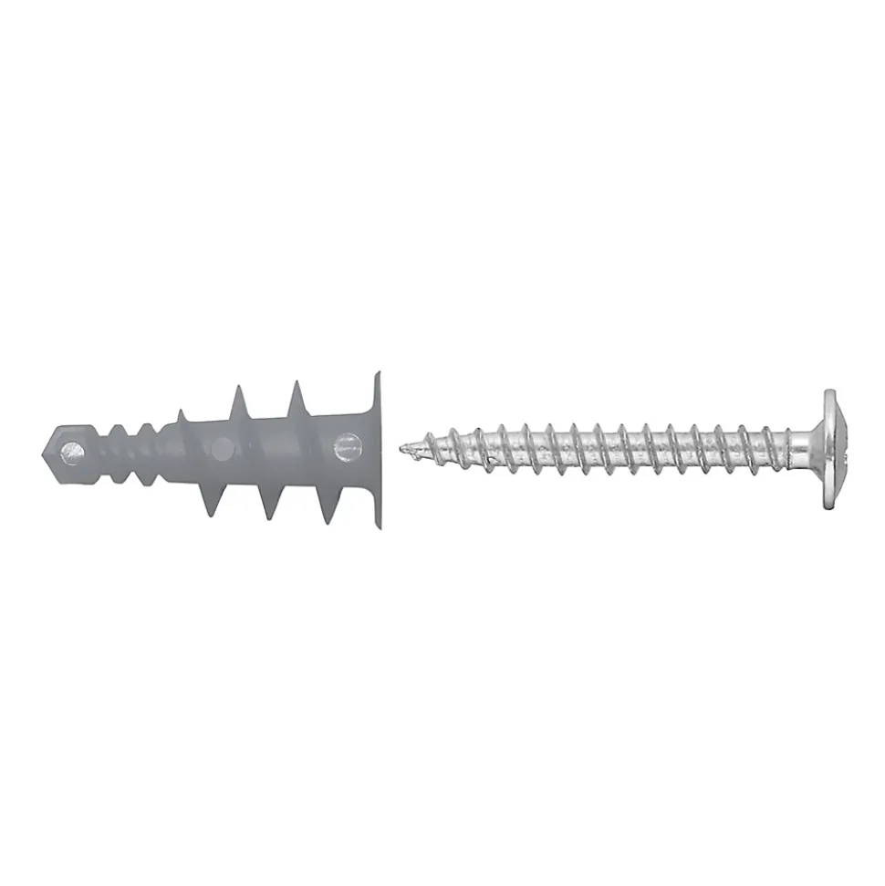 100 chevilles autoforeuses Diall nylon PZ L37