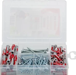 Chevilles Fischer profibox Duopower 160 pièces avec vis