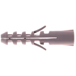 200 chevilles Polypropylène pour murs pleins Ø5x25mm