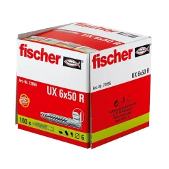 100 chevilles universelles Fischer Ø6x50mm