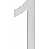 Chiffre 1 adhésif, inox, H.76mm - THIRARD