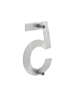 Chiffre 5 à visser, inox, H.100mm - THIRARD