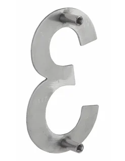 Chiffre 3 à visser, inox, H.100mm - THIRARD