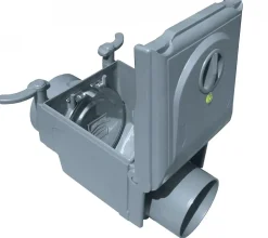 Clapet anti-retour PVC à coller avec niveau bulle diamètre 100