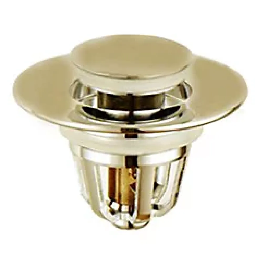 Clapet clic clac doré pour bonde de lavabo et vasque, MTK