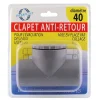 Clapet pvc anti-retour à battant Fitt ø40 mm