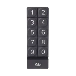 Clavier à code connecté Yale noir compatible serrure connectée
