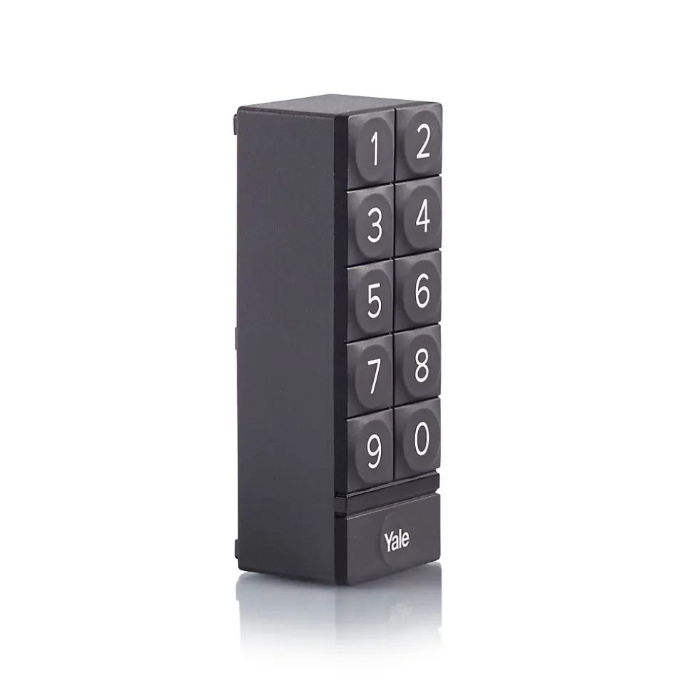 Clavier à code connecté Yale noir compatible serrure connectée