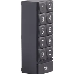 Clavier à code connecté Yale noir compatible serrure connectée