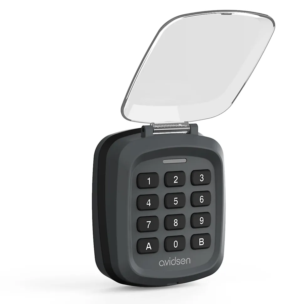 Clavier à code sans fil Avidsen noir