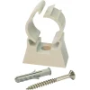 Clip de fixation simple en plastique Ø16, lot de 10