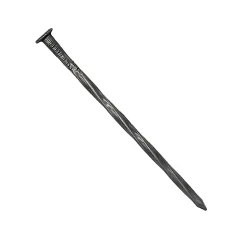 Clou Pointes Tête plate acier torsadées d 4.1 x L 100 mm Boite de 5 kg