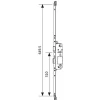 Coffre de serrure principal SECURY X 45/92 têtière 16mm longueur 649,5mm cote D 310mm - FERCO - 6-39046-17-0-1