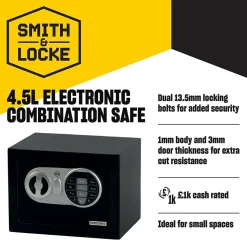Coffre-fort électronique Smith & Locke - 4.5L