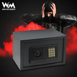 Coffre fort électronique - Work Men Security - CFE253525 - Dimensions extérieur 25 x 35 x 25 cm