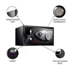 Coffre-fort MASTER LOCK X041ML 11L - Serrure Electronique - Idéal pour Bijoux, Papiers d'Identite