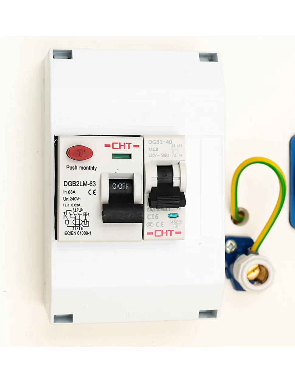Coffret Complet 15 Mètres 12 Kw "aerien" Avec Bornier Ip2x