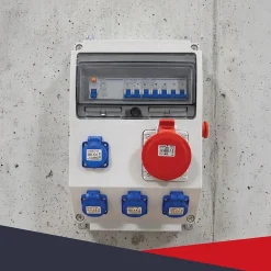 Coffret de Chantier Triphasé 440V ATOLE - 4P+N+T - IP44 IK08 - 32A - Coffret Électrique
