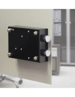 Coffret de sécurité à poser Vincennes, fermeture électronique à code, 2 pênes, 53L - THIRARD