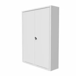 Coffret d'habillage ATOLE en acier avec clé pour tableaux électriques double - H 54 x L 58,5 x P 16 cm - Réf. RCH2T416GSS