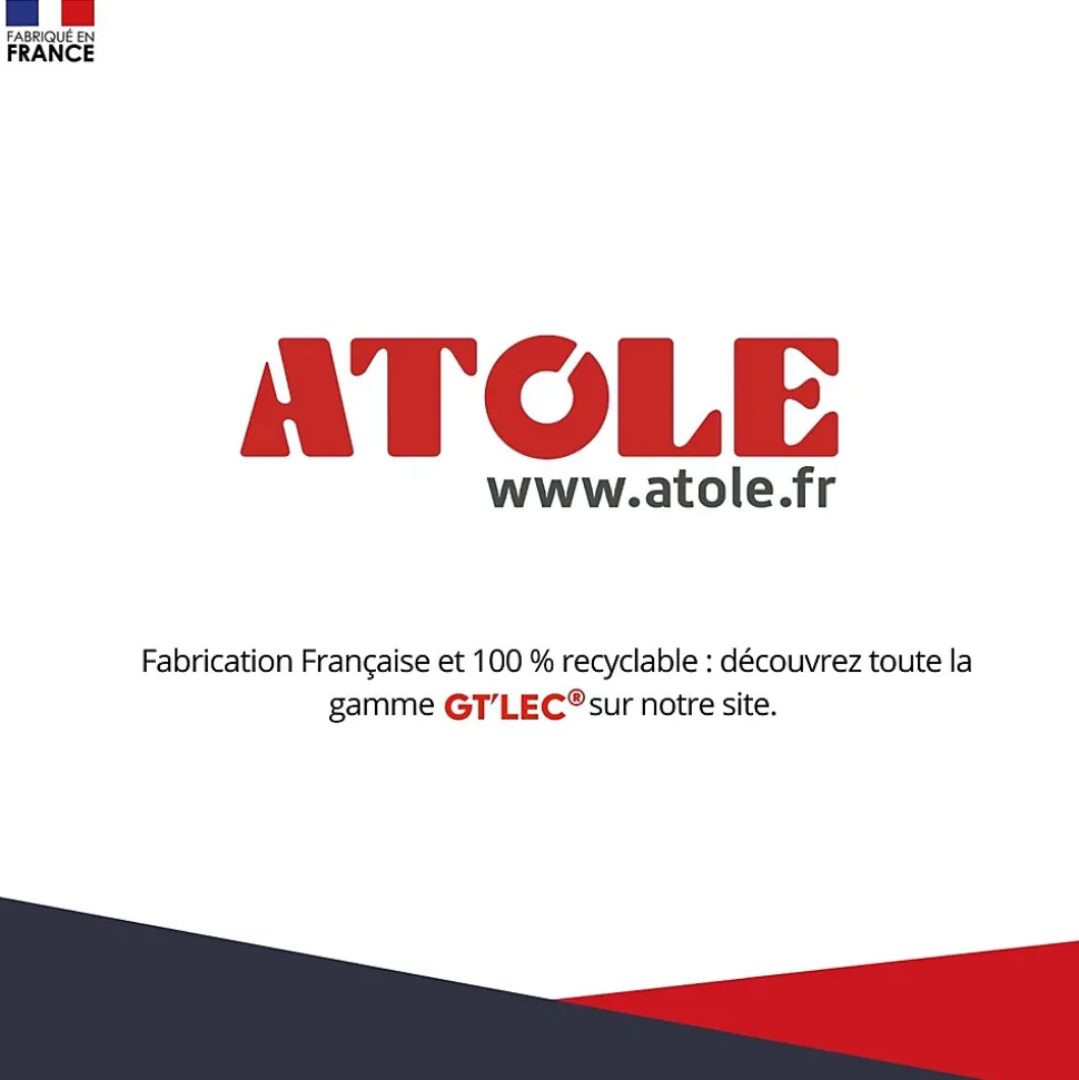 Coffret d'habillage ATOLE 13 modules en acier blanc pour tableaux éléctriques - H 1040 x L 340 x P 140 mm - Réf. RCH500