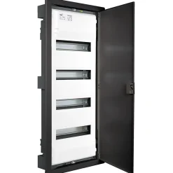 Coffret encastré anthracite 4 rangées Solera