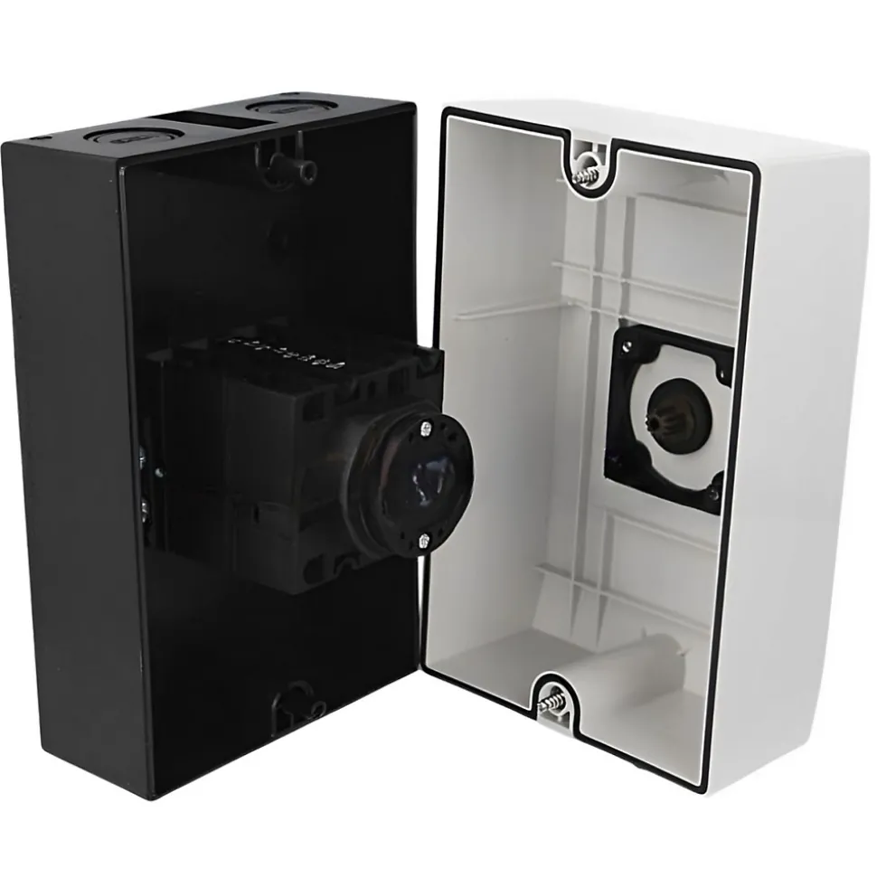 Coffret Inverseur De Source Manuel 40a Monophasé Ou Triphasé Pour Groupe électrogène - Avec Position 0