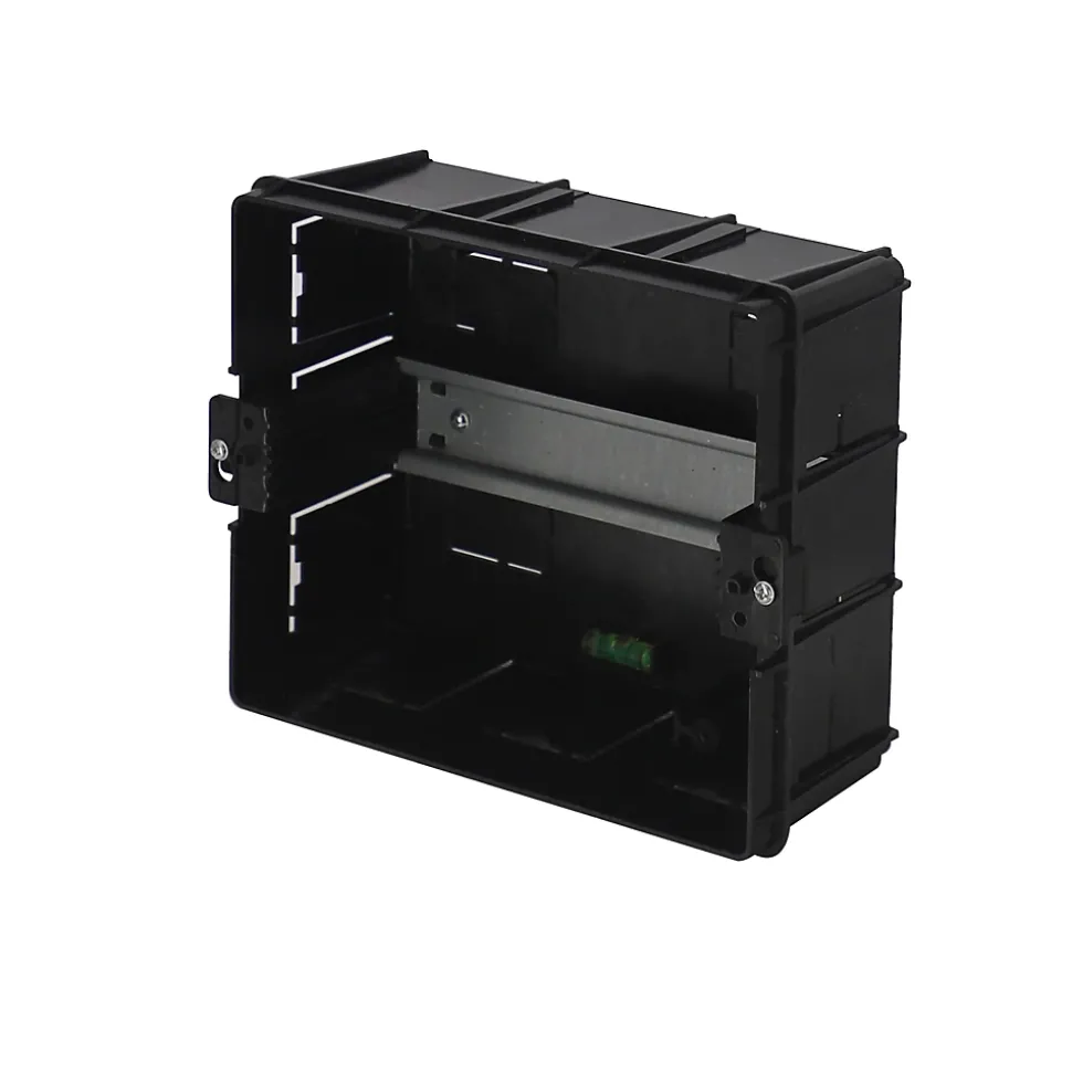 Coffret électrique encastré 8 modules Tableau électrique nu noir fumé, 215,5 x 173,5 x 104,5 mm, HOROZ