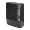 Coffret électrique en saillie 16 modules Tableau électrique nu noir fumé, 215 x 290,5 x 110 mm, HOROZ