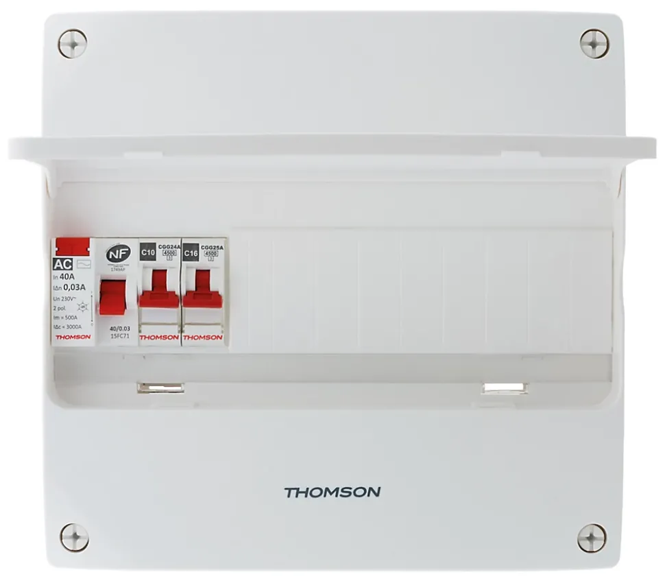 Coffret électrique 1 rangée 13 modules Thomson