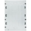 Coffret électrique étanche Pour L'extérieur Ip65 - 3 Rangées De 18 Modules - Hxlxp 586x418x148mm Ide Ecology