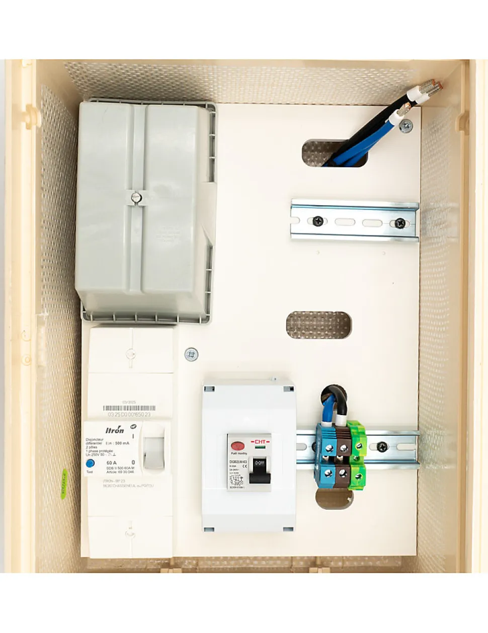 Coffret Mono 12 Kw Avec Bornier Ip2x