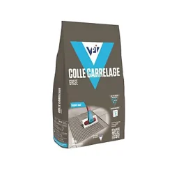 Colle carrelage murs et sols VPI grise 5 kg