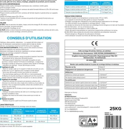 Colle carrelage sol int/ext et mur intérieur gris Volden C2 25kg