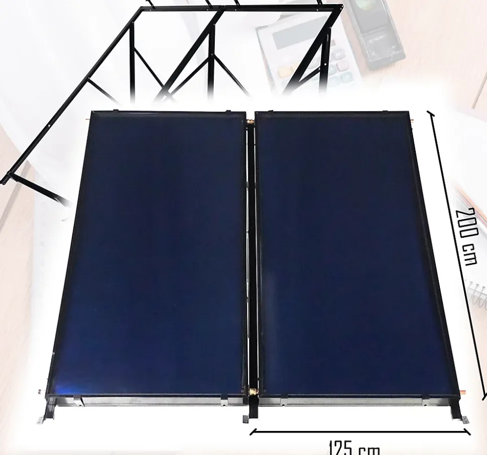 Collecteur solaire Thunder plat 2x 2,5m 1 pièce.