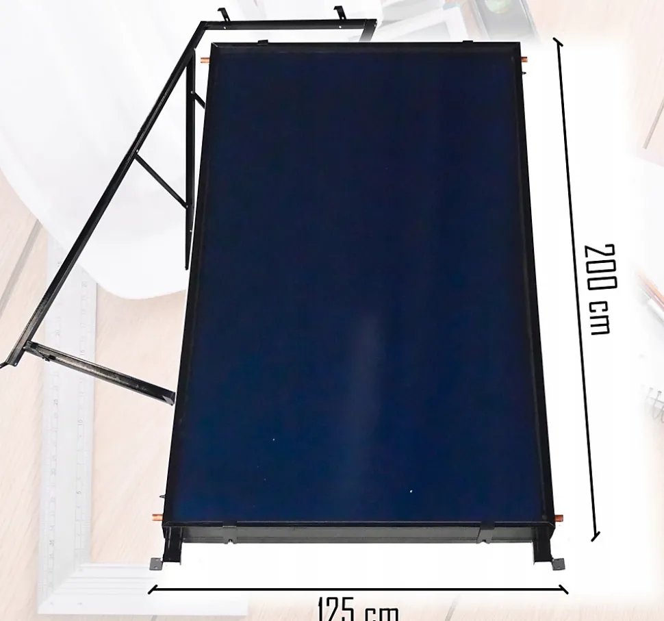 Collecteur solaire Thunder plat 2,5m 1 pièce.