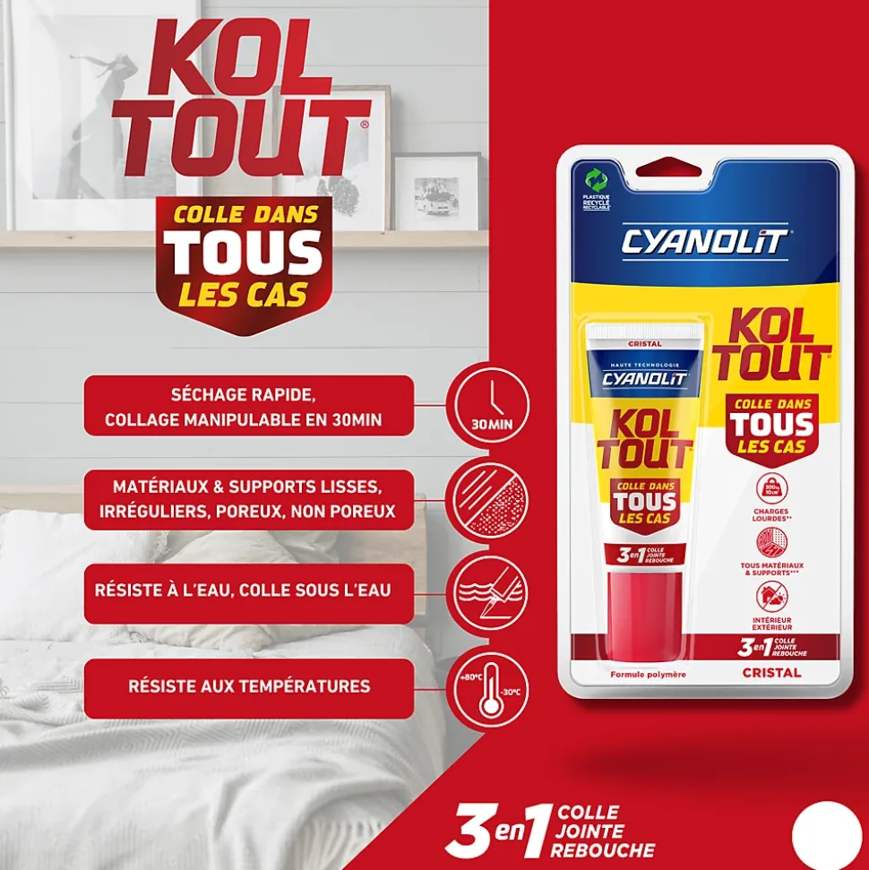 Colle Cyanolit Koltout transparent 50 ml