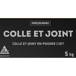 Colle et joint en poudre 5 kg blanc Parexlanko