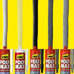 Colle mastic extra forte express UHU blanc 425g
