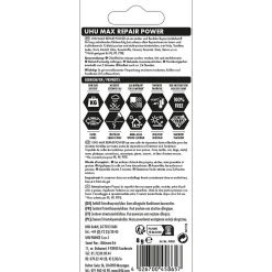 Colle Max Repair 8 grammes UHU Transparent