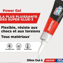 Colle Superglue-3 Power Gel Loctite 3g