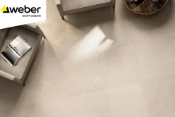 Colle tous carreaux neufs et réno blanc Weber 25kg