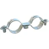 Collier de fixation double pour tube Ø20 mm, lot de 2
